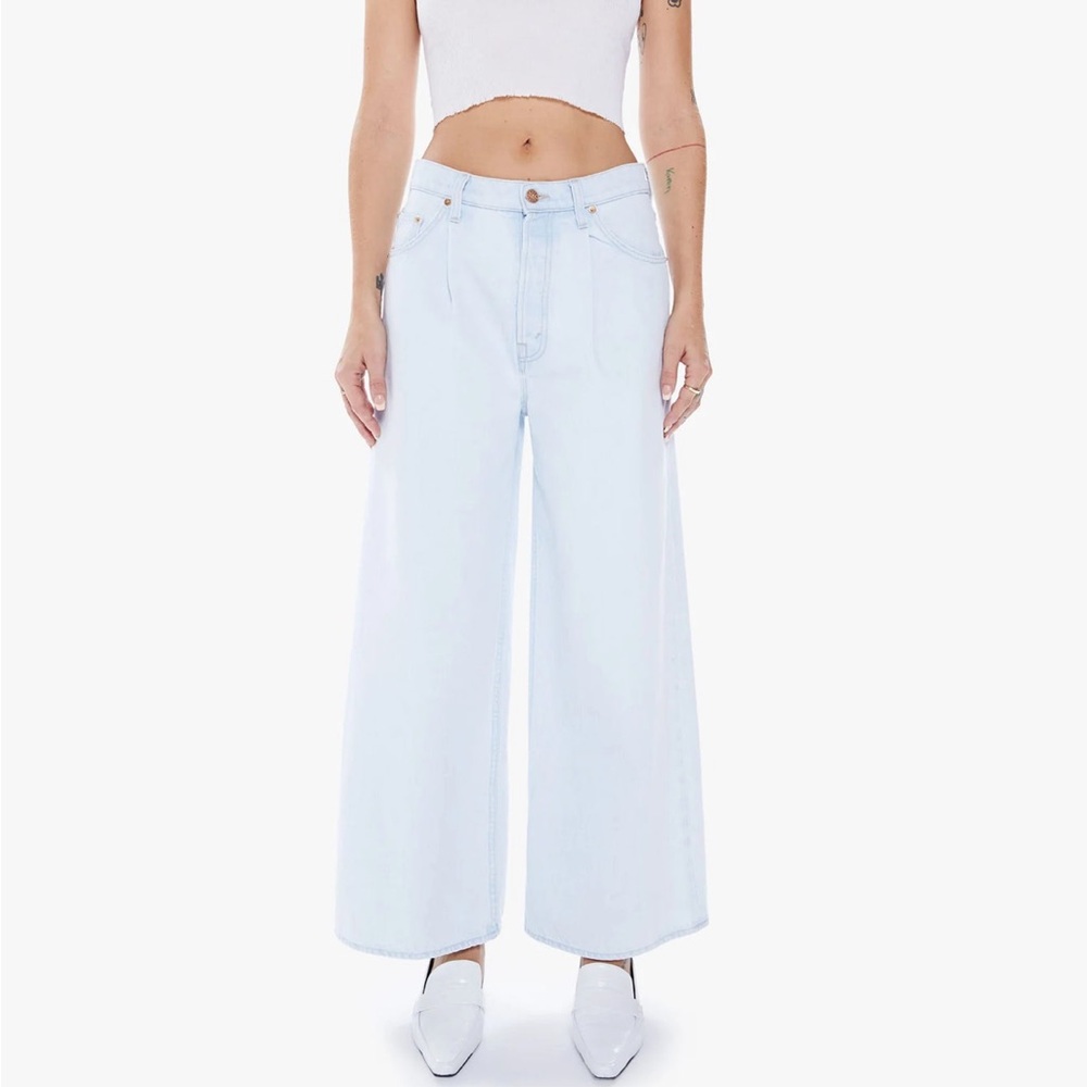 MOTHER Denim Snacks! The Pleated Double Dip 29